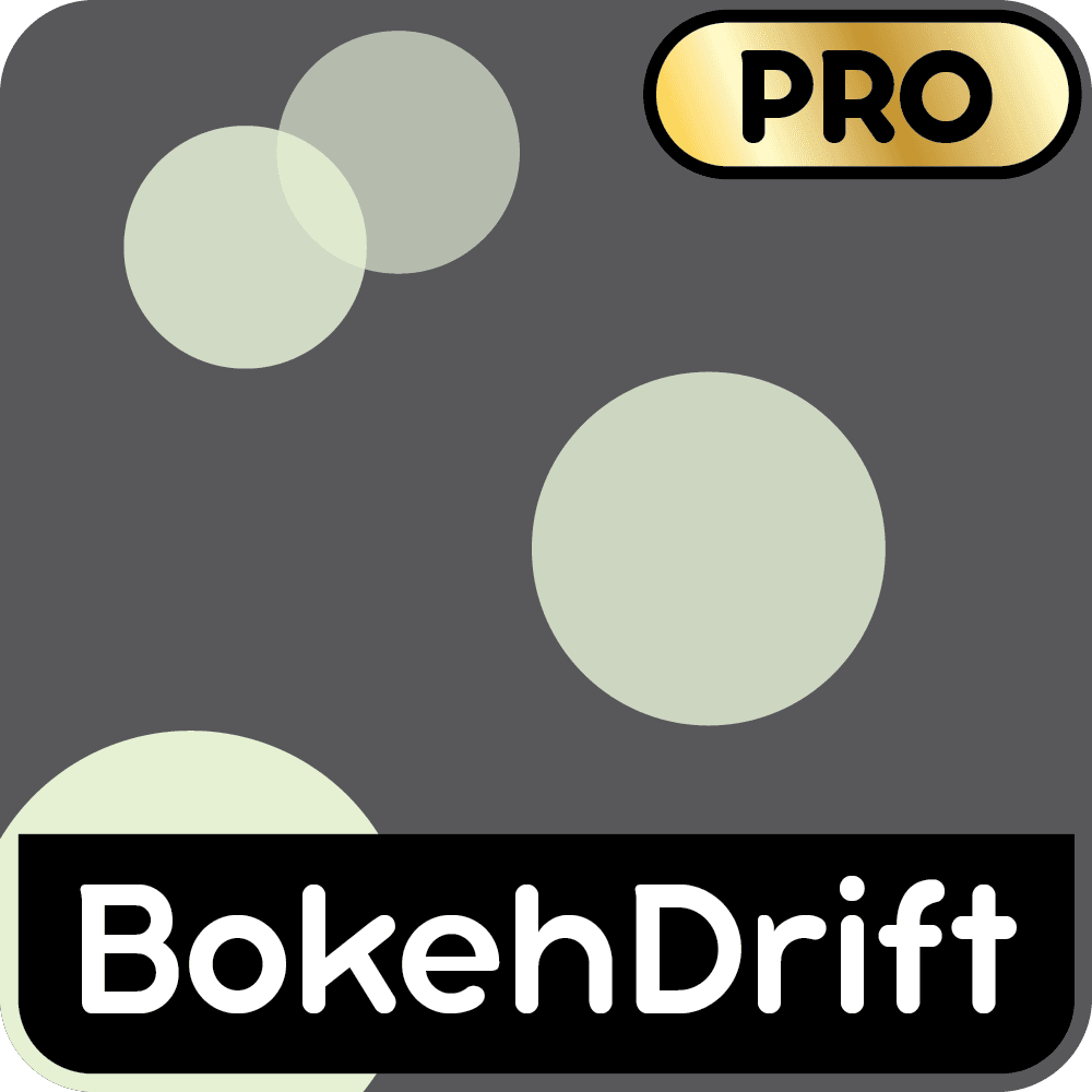 Bokeh Drift background effect icon