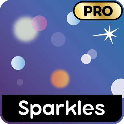 Sparkles Animated WP Background Effect
